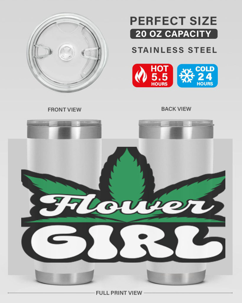 Flower girl 85#- marijuana- Tumbler