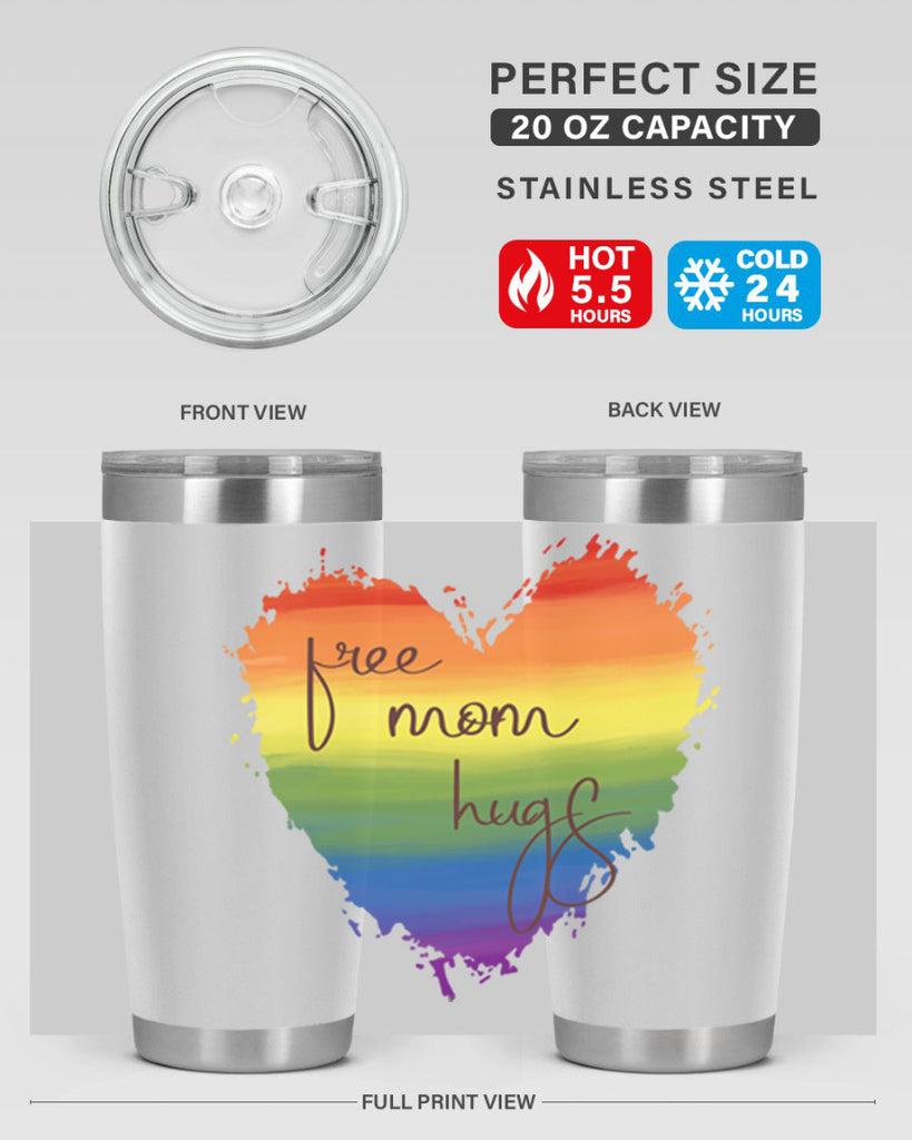 Free Mom Hugs Rainbow Pride Lgbt Png 35#- lgbt- Tumbler