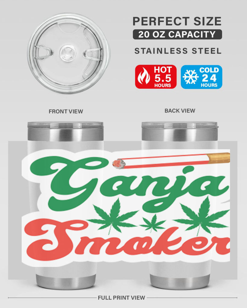 Ganja Smoker 90#- marijuana- Tumbler