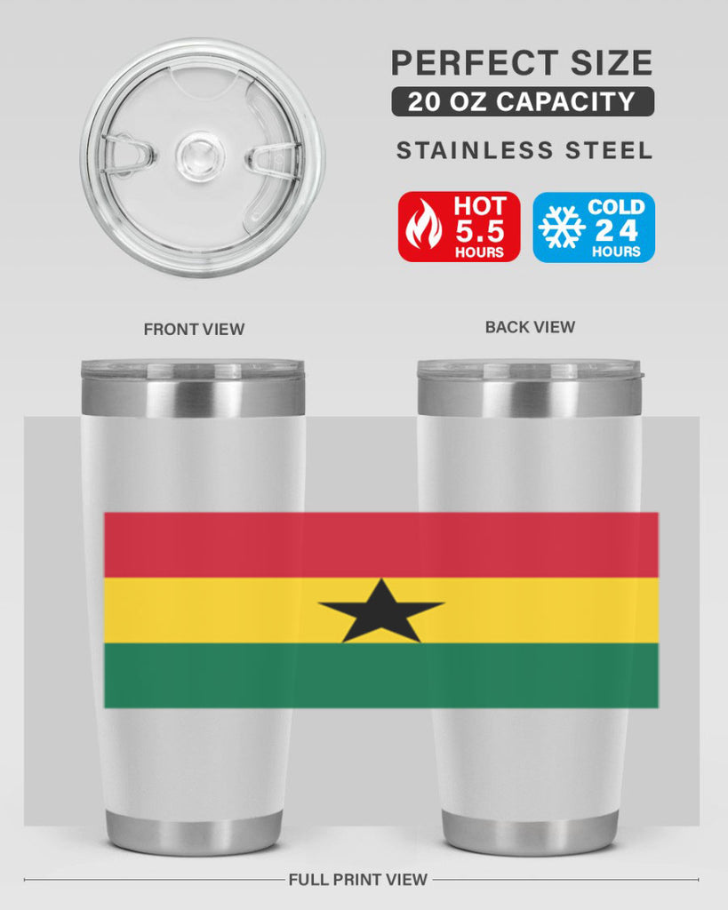 Ghana 132#- world flags- Tumbler