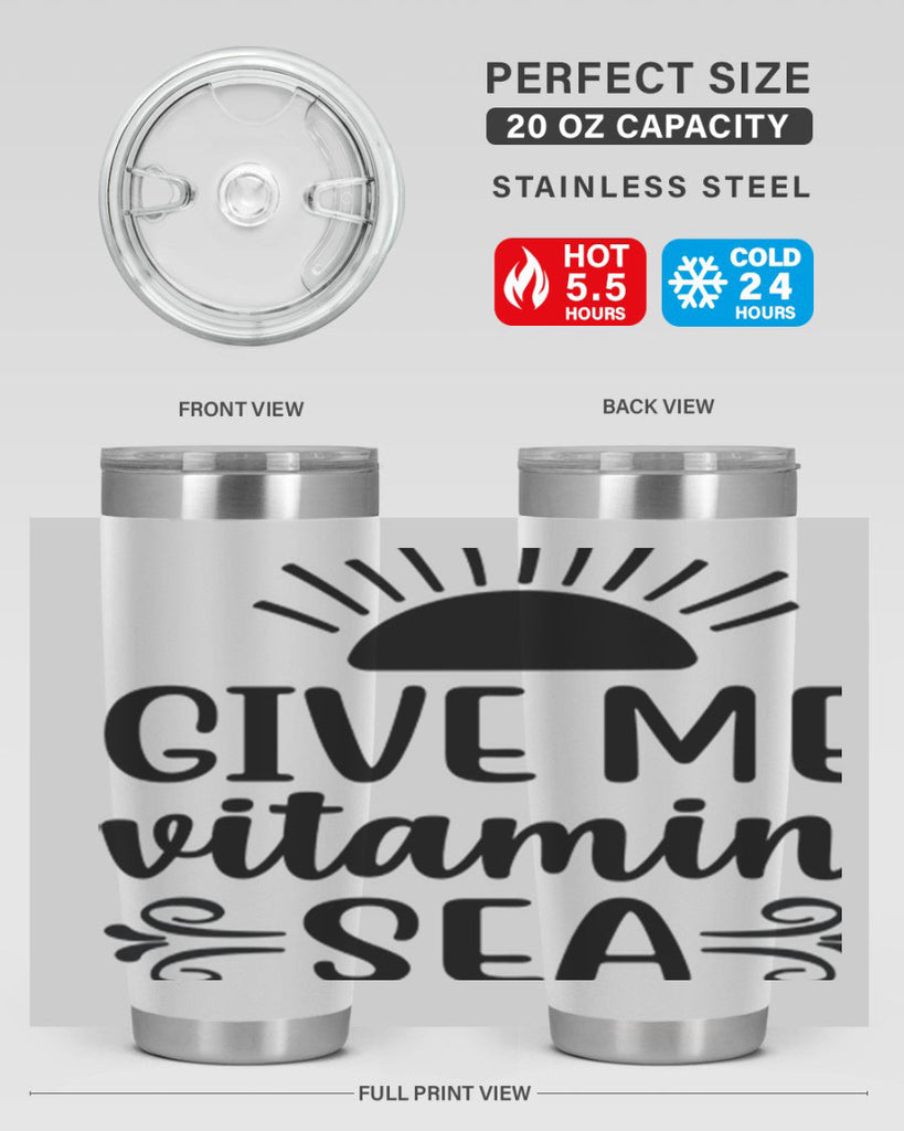 Give me vitamin sea 195#- mermaid- Tumbler