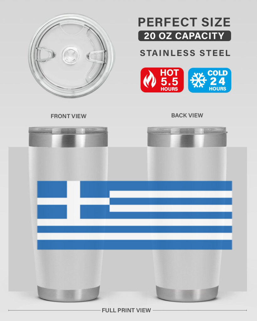 Greece 131#- world flags- Tumbler