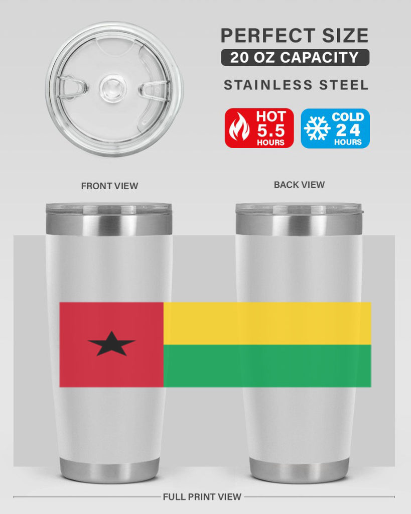 GuineaBissau 128#- world flags- Tumbler