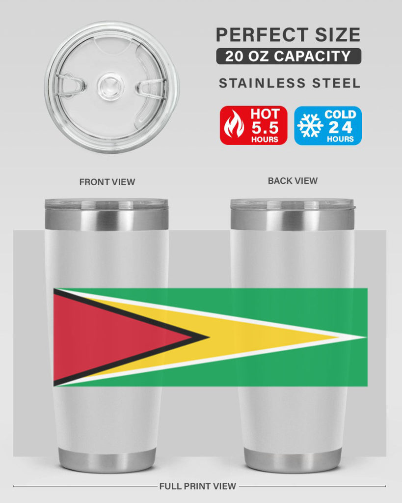 Guyana 126#- world flags- Tumbler