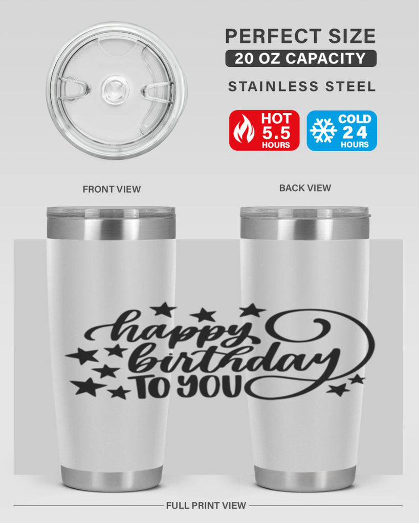 Happy Birthday To You Style 3#- birthday- tumbler