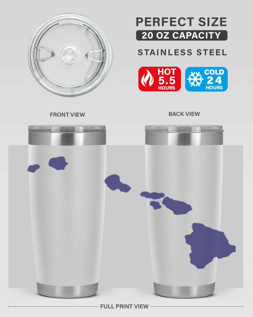 Hawaii 40#- stateflags- Tumbler