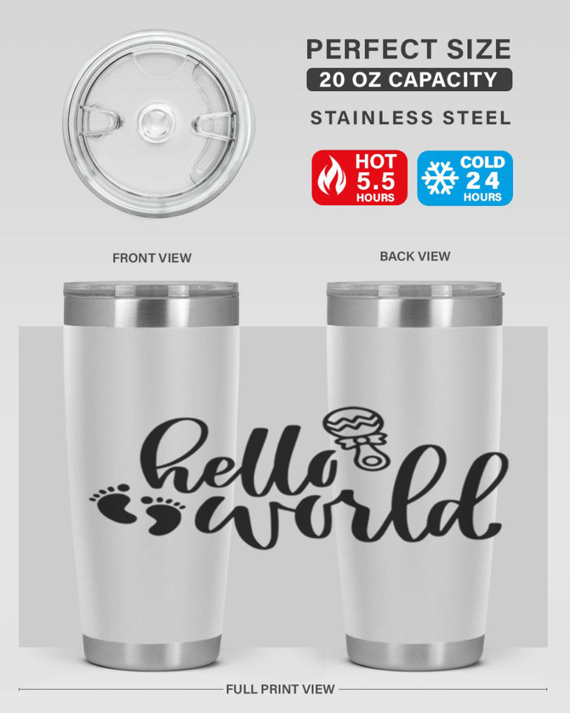 Hello World Style 90#- baby- tumbler