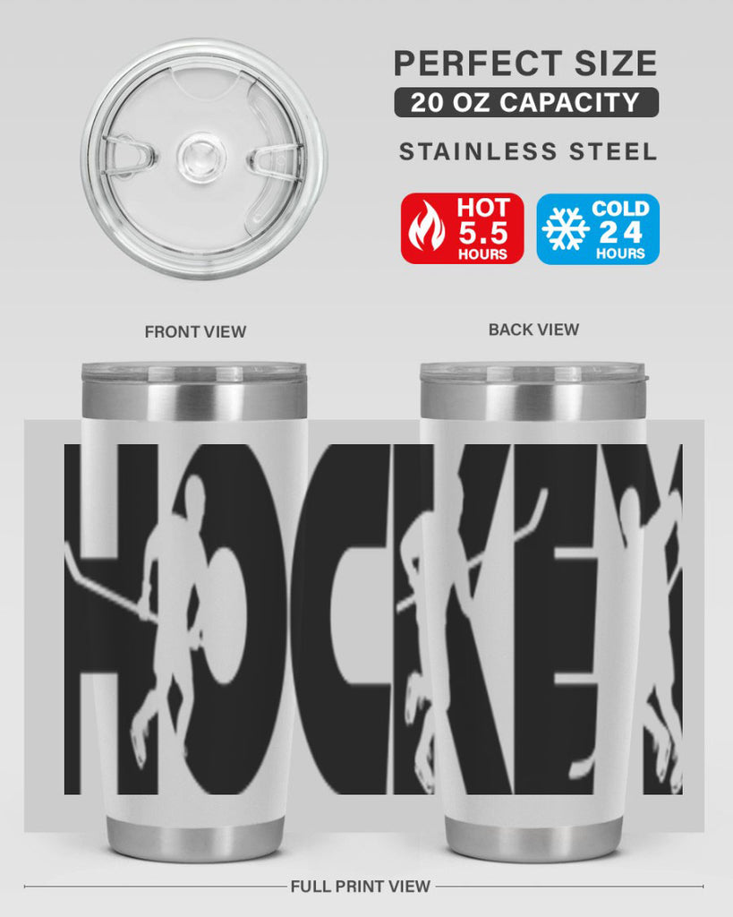 Hockey 1184#- hockey- Tumbler