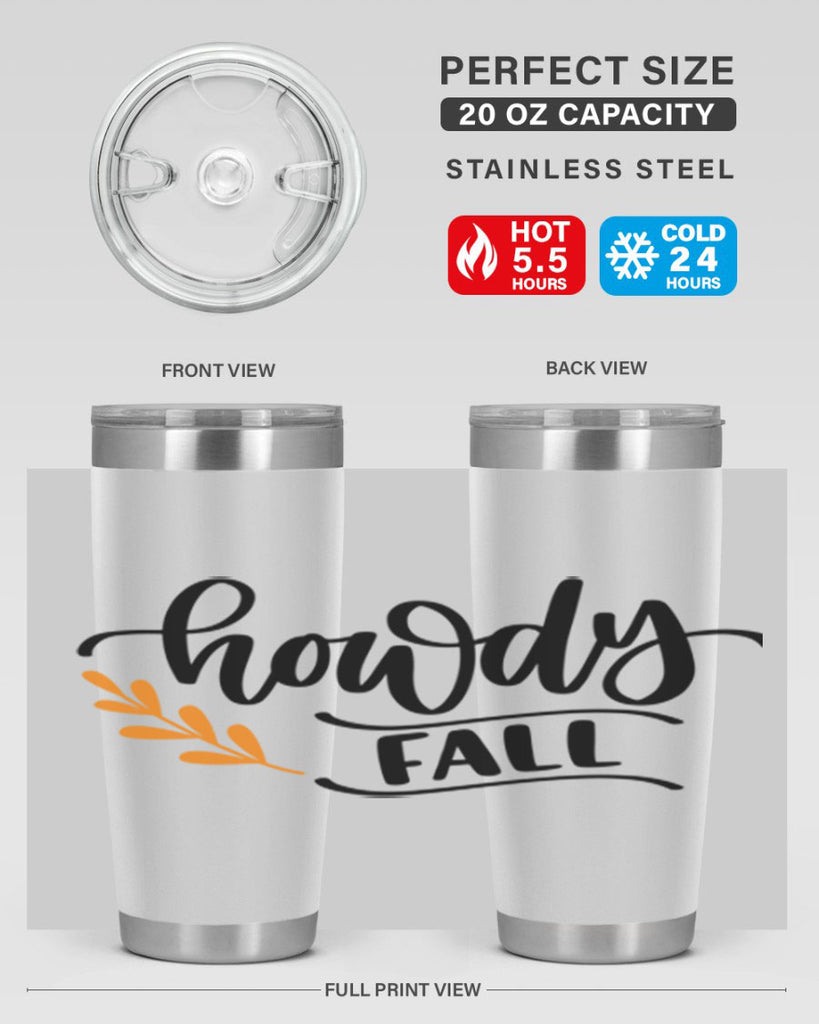 Howdy Fall 496#- fall- Tumbler