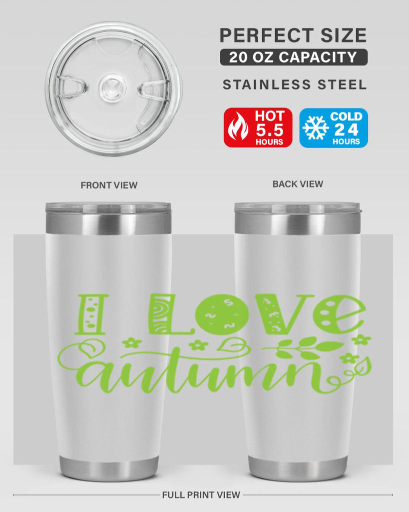 I Love Autumn 325#- fall- Tumbler