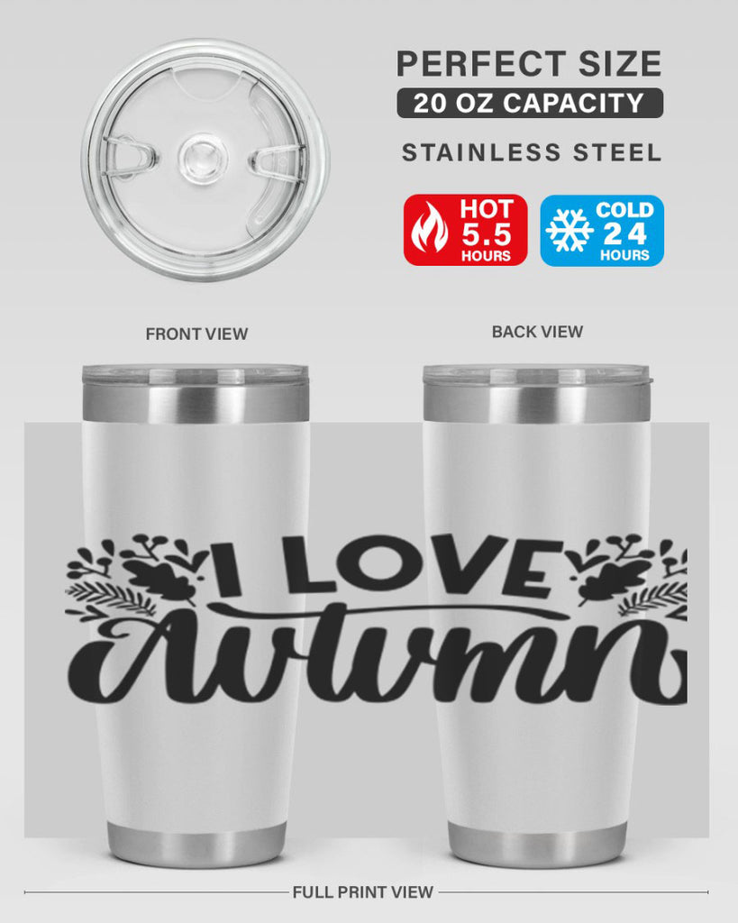 I Love Autumn 497#- fall- Tumbler
