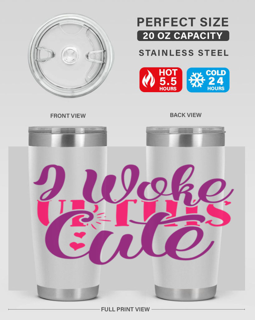 I Workup This Cute Style 243#- baby- tumbler