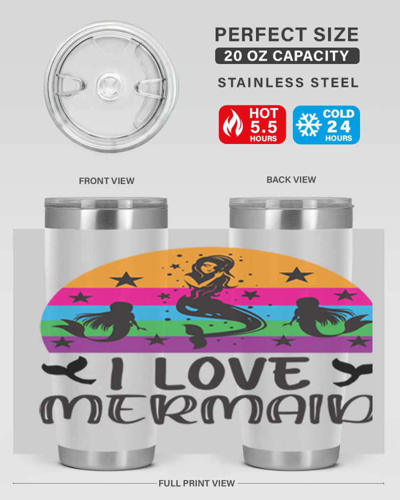 I love mermaid 230#- mermaid- Tumbler