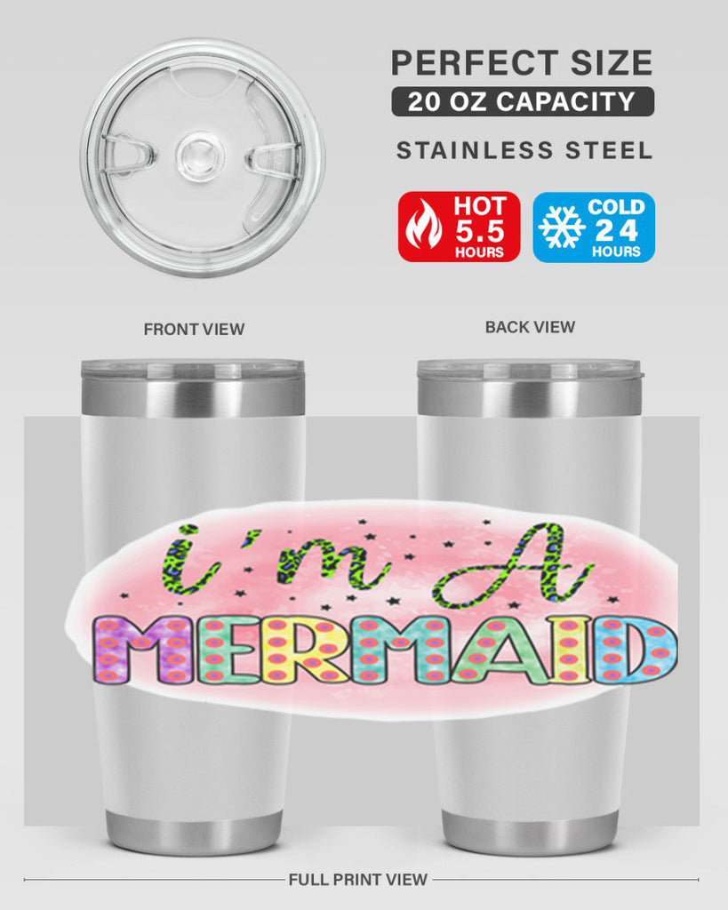 Im A Mermaid 255#- mermaid- Tumbler