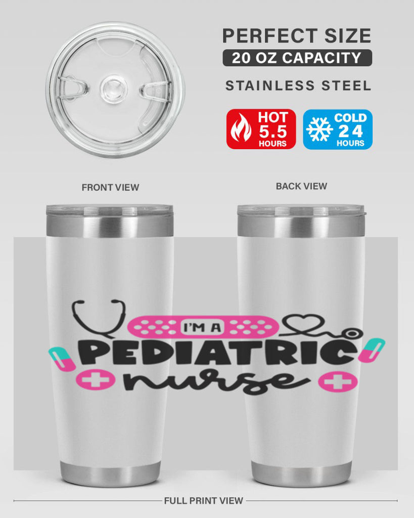 Im A Pediatric Nurse Style Style 154#- nurse- tumbler