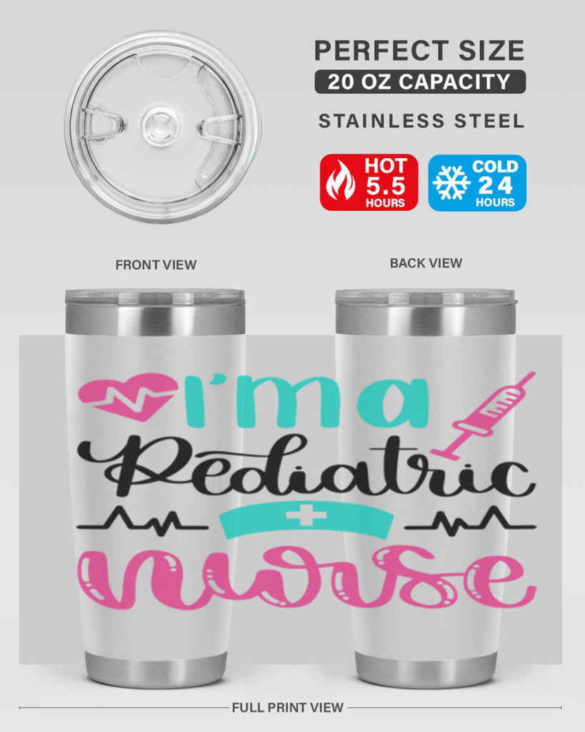 Im A Pediatric Nurse Style Style 155#- nurse- tumbler