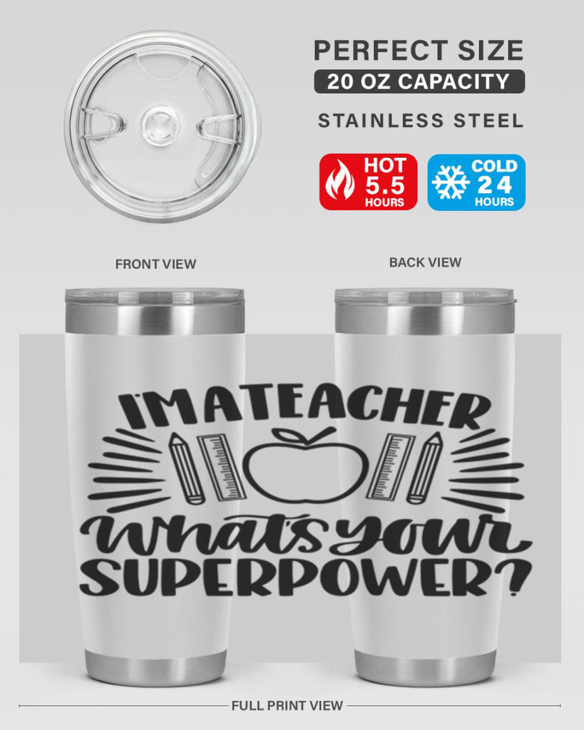 Im A Teacher Whats Your Style 72#- teacher- tumbler