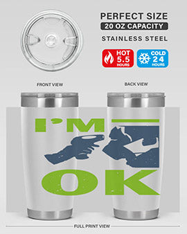 Im ok Style 30#- corona virus- Cotton Tank