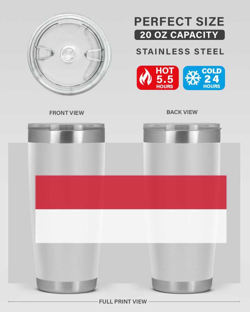 Indonesia 120#- world flags- Tumbler