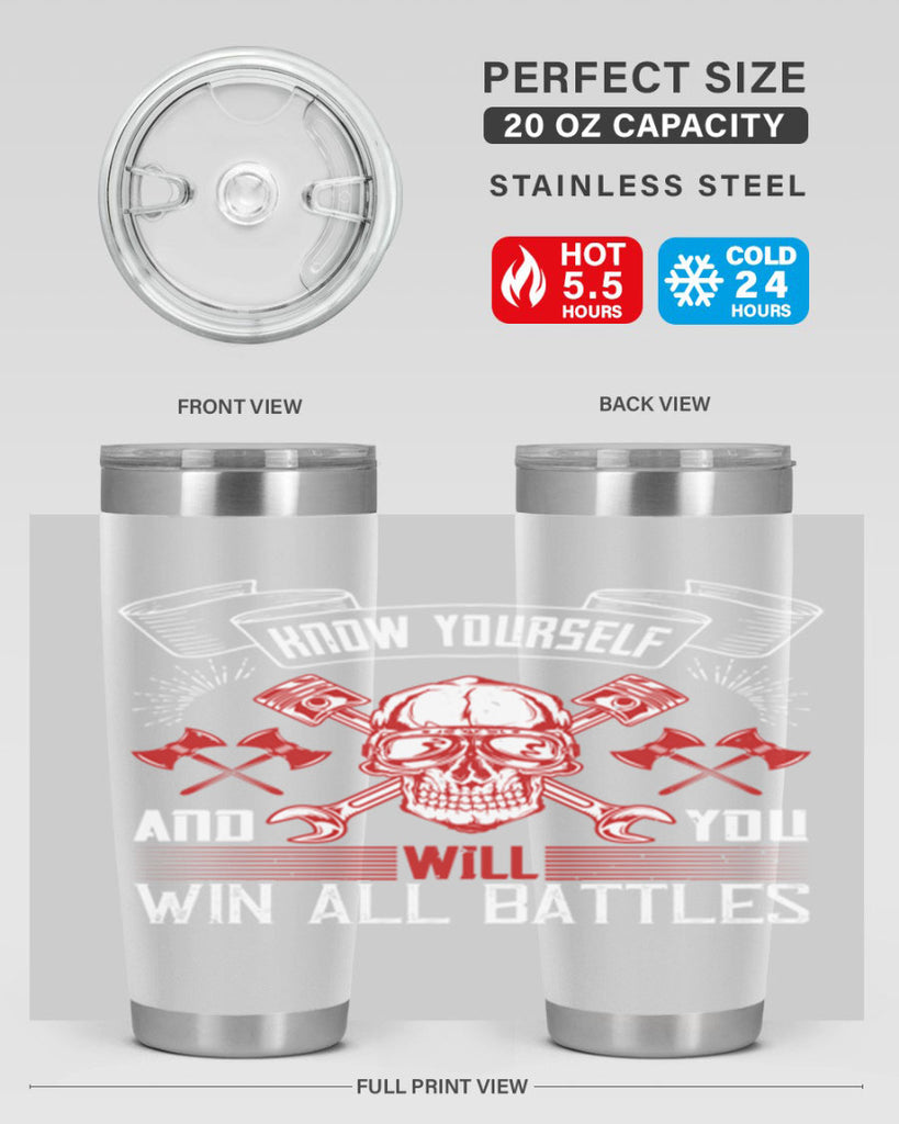 Know yourself and you will win all battles Style 25#- coaching- tumbler