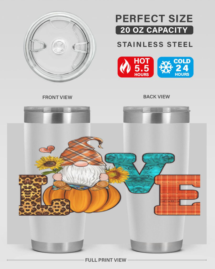 LOVEFallGnome 417#- fall- Tumbler