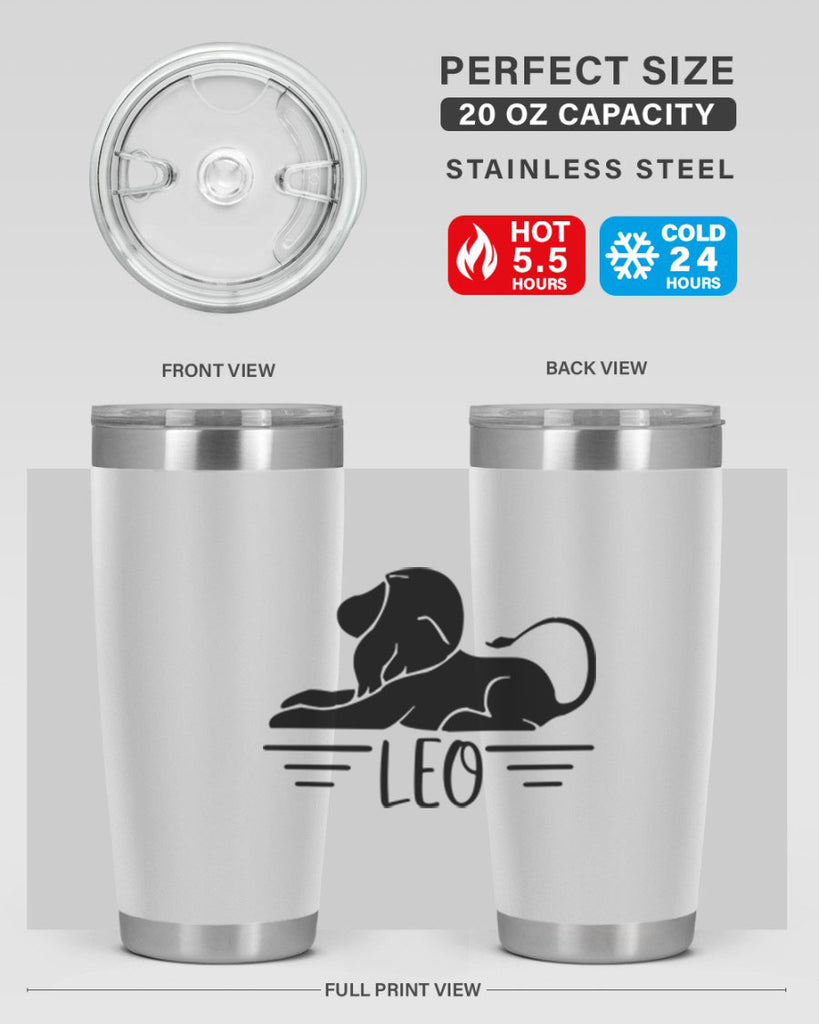 Leo 288#- zodiac- Tumbler