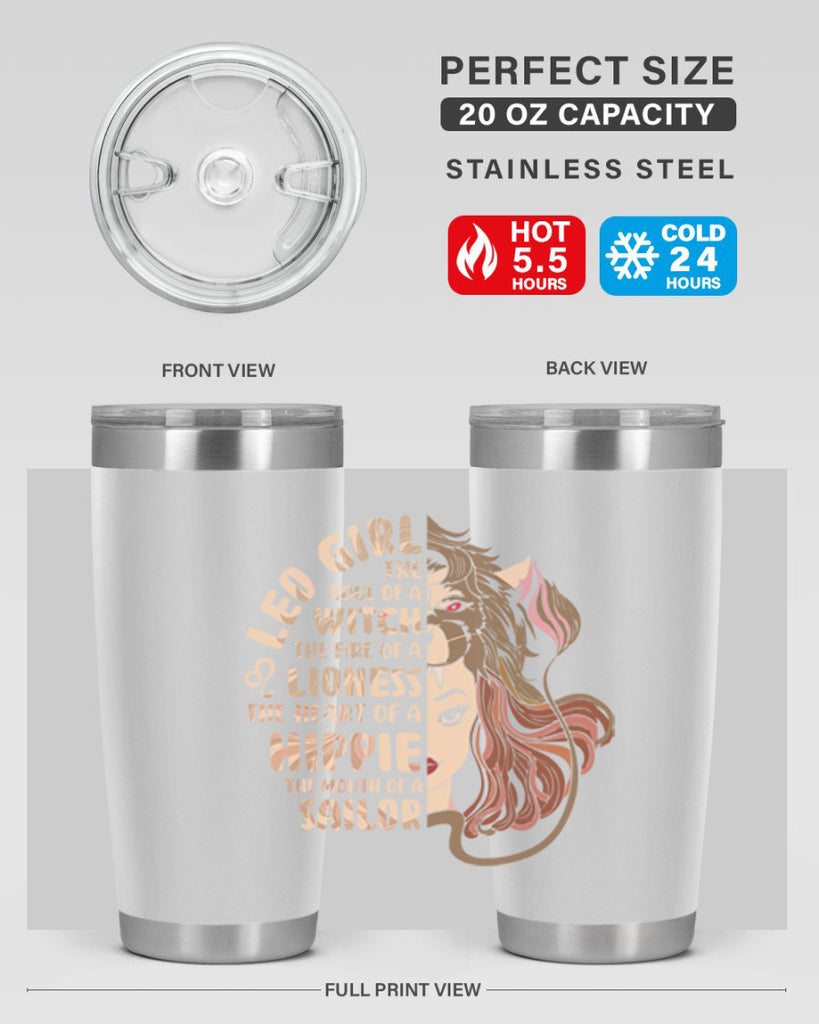 Leo girl 289#- zodiac- Tumbler