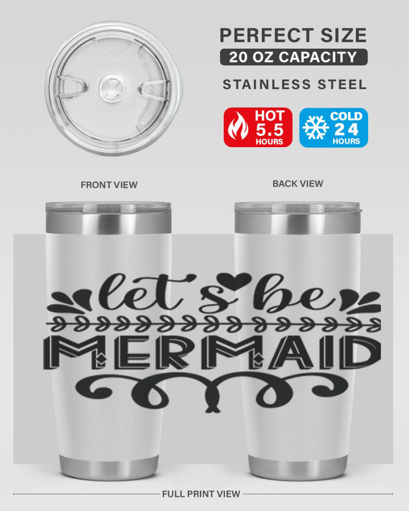 Lets be mermaid 291#- mermaid- Tumbler