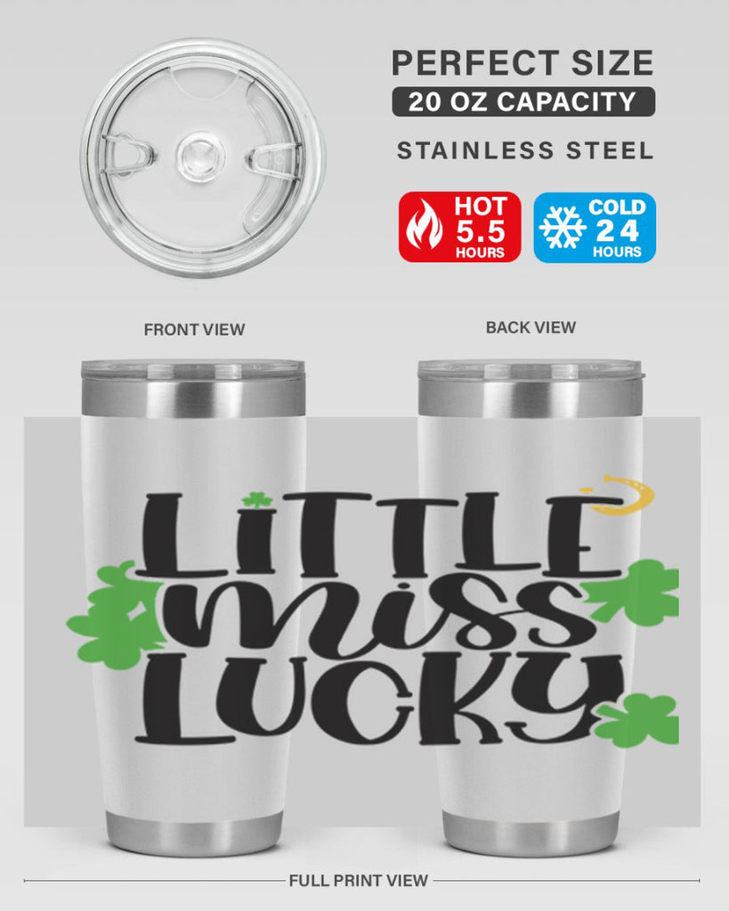 Little Miss Lucky Style 68#- St Patricks Day- Tumbler
