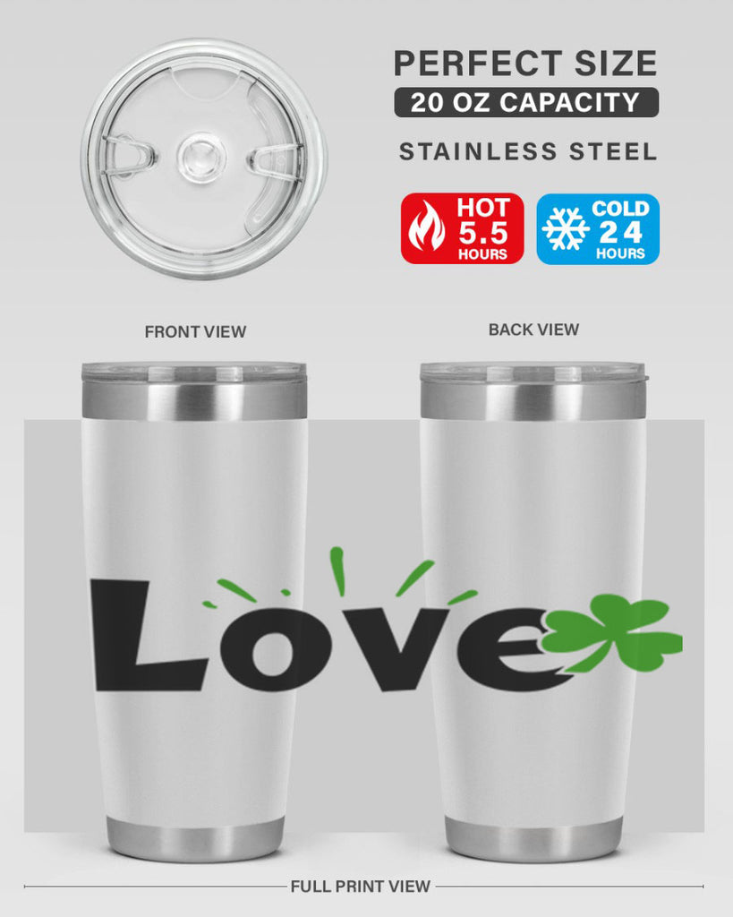 Love Style 152#- St Patricks Day- Tumbler