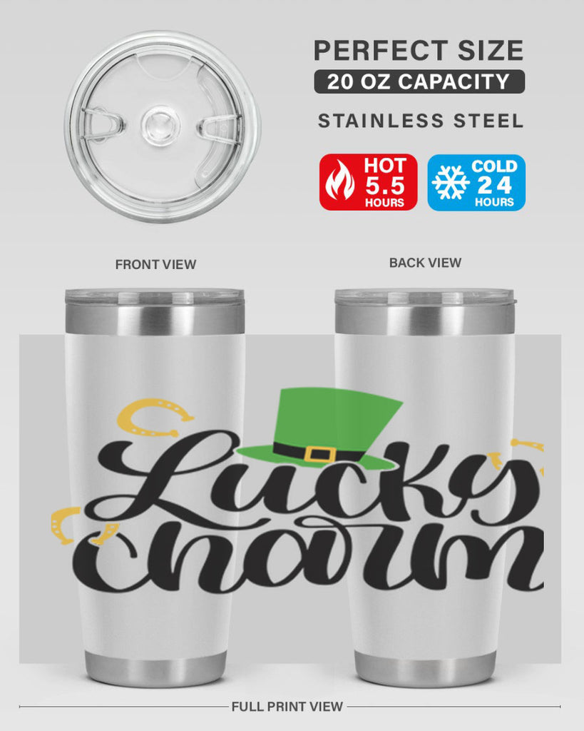 Lucky Charm Style 58#- St Patricks Day- Tumbler