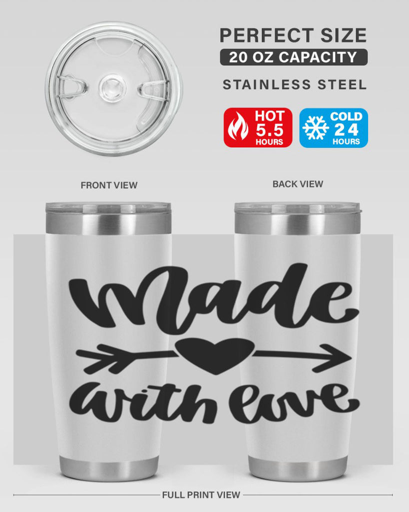 Made With Love Style 52#- baby- tumbler