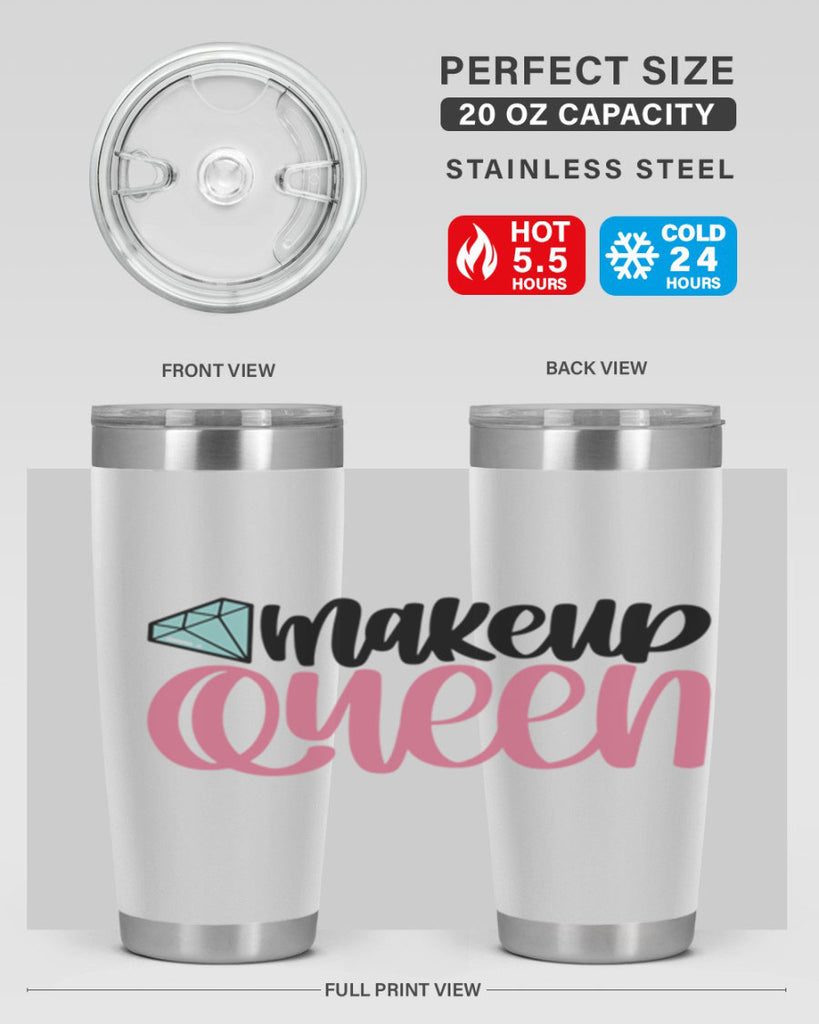 Makeup Queen Style 41#- make up- Tumbler