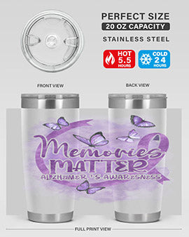 Memories Maer AlzheimerS Awareness 196#- alzheimers- Tumbler