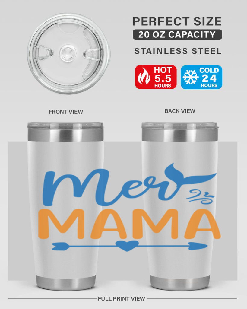 Mer Mama 330#- mermaid- Tumbler