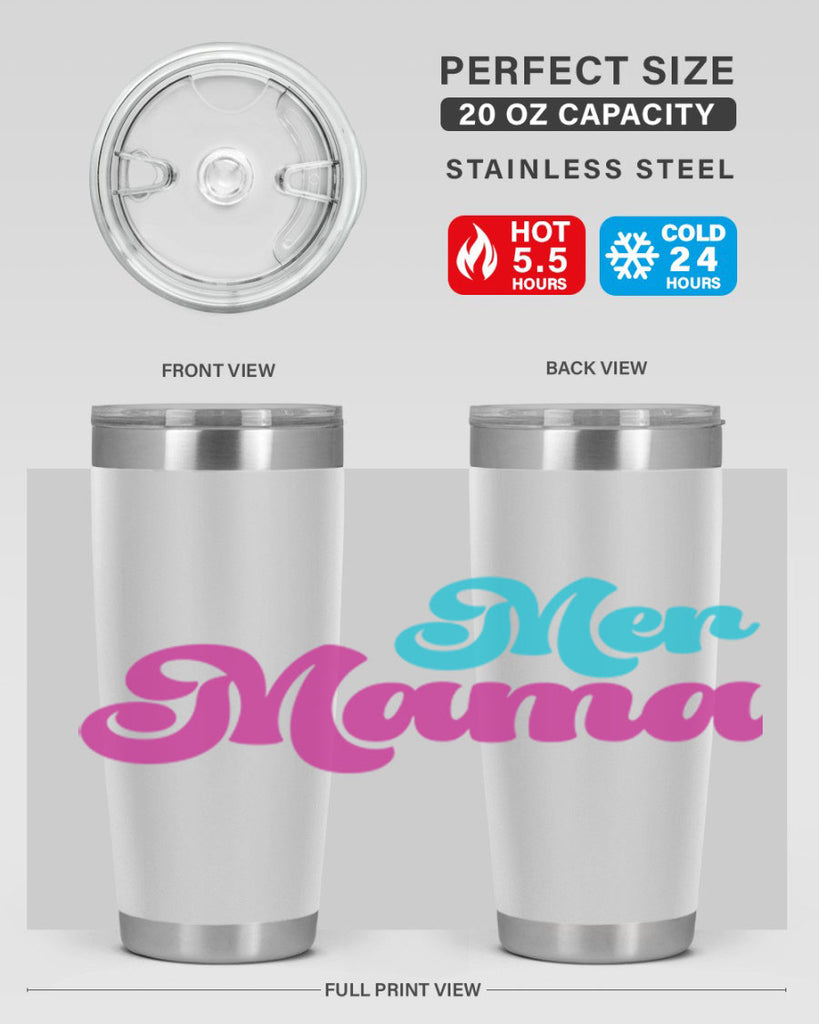 Mer Mama 334#- mermaid- Tumbler