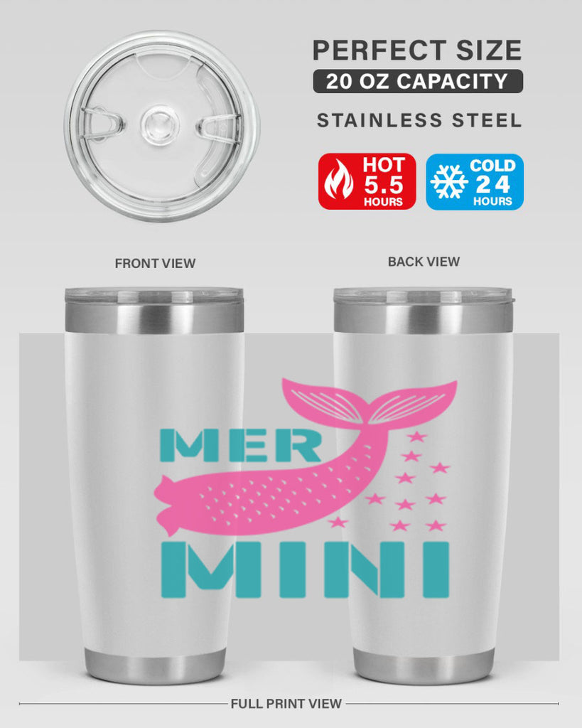 Mer Mini 341#- mermaid- Tumbler