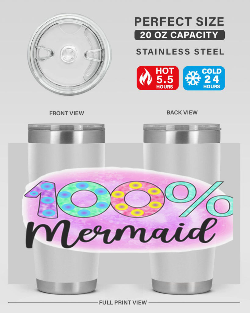 Mermaid 1#- mermaid- Tumbler