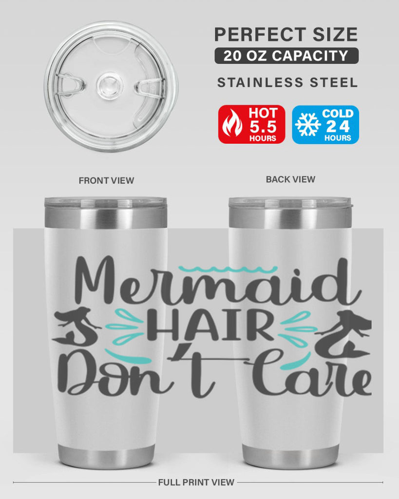 Mermaid Hair Don’t Care 359#- mermaid- Tumbler