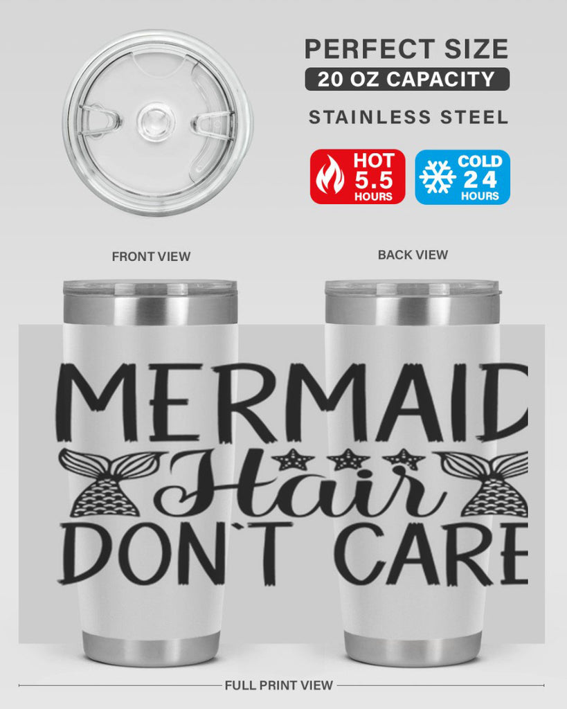 Mermaid Hair Dont Care 405#- mermaid- Tumbler