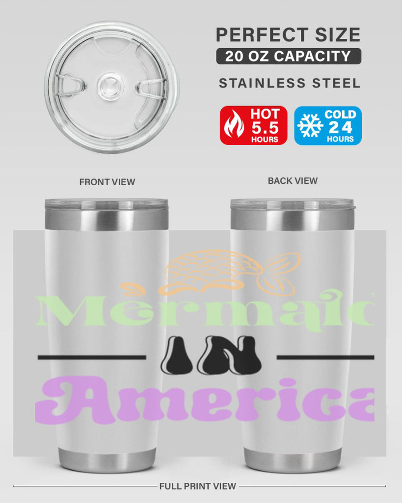 Mermaid In America 420#- mermaid- Tumbler