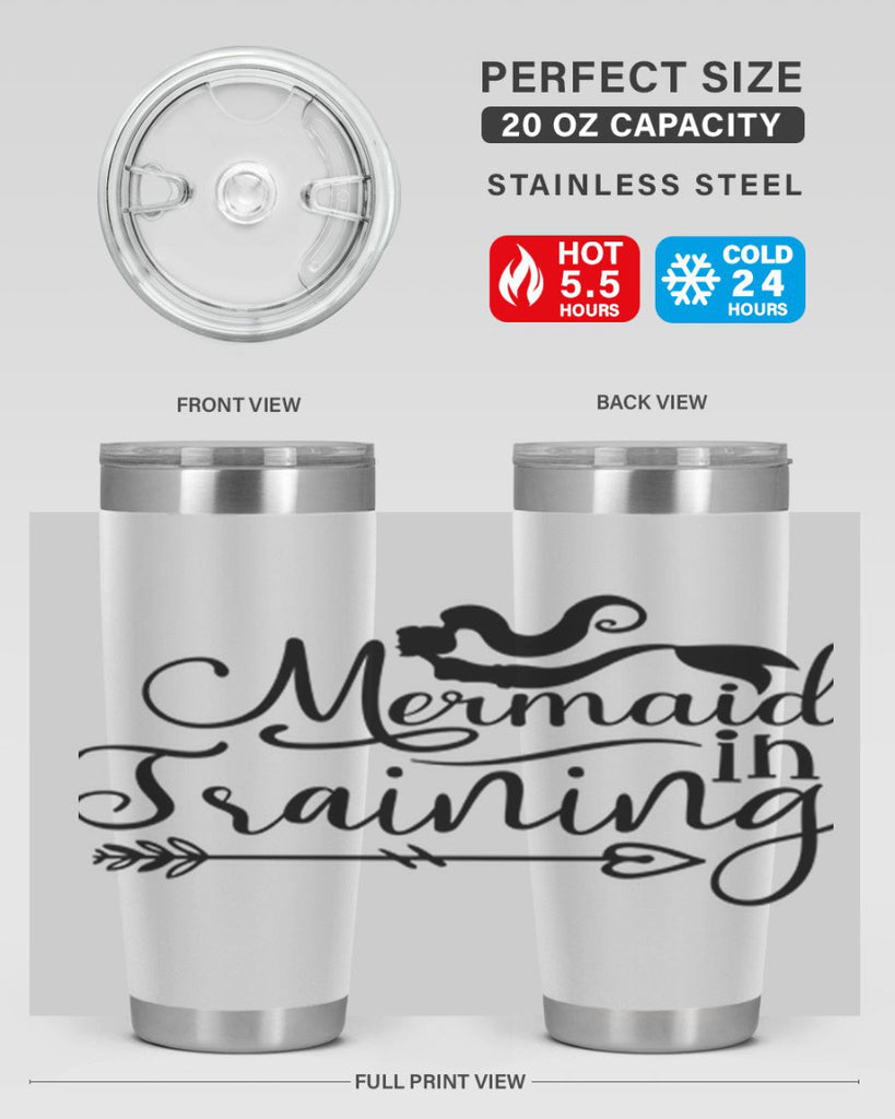 Mermaid In Training 365#- mermaid- Tumbler