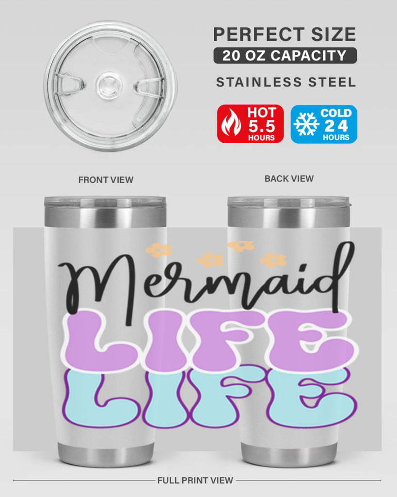 Mermaid Life 430#- mermaid- Tumbler