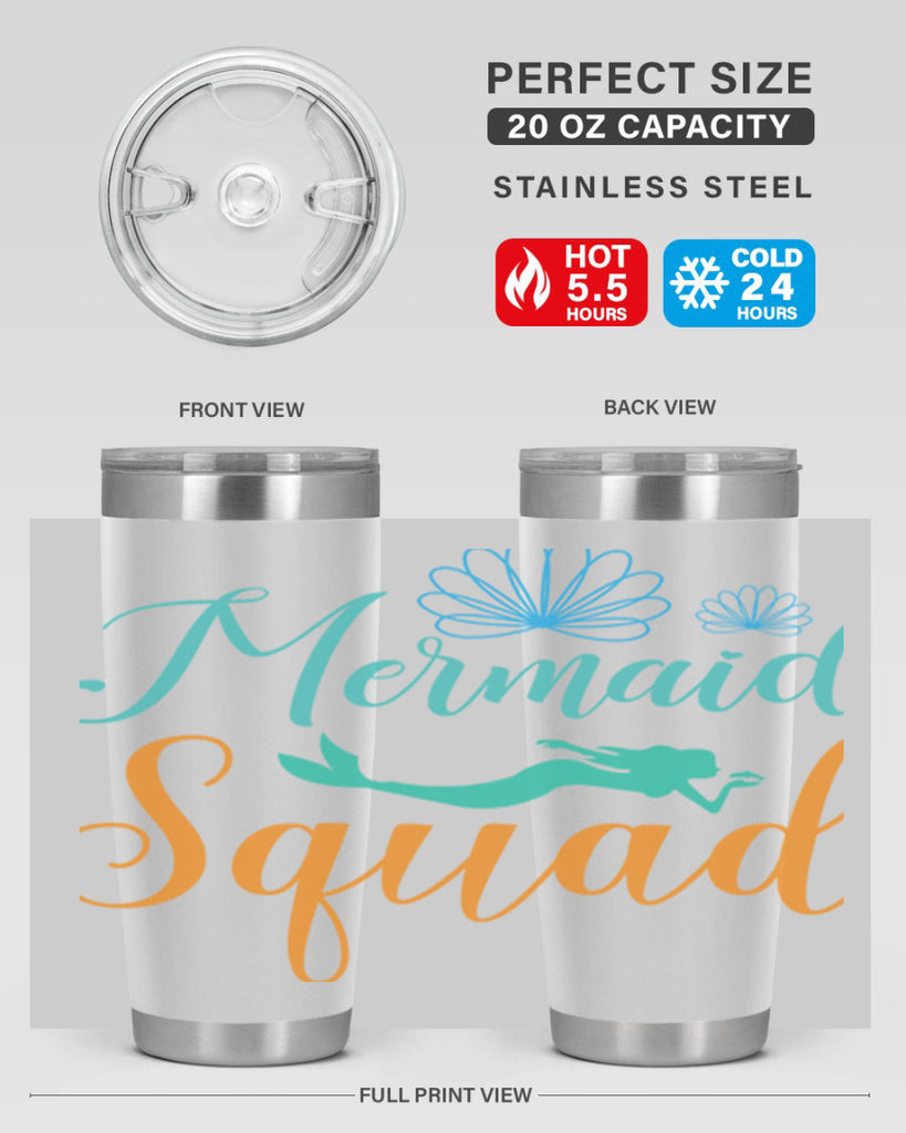 Mermaid Squad Design 449#- mermaid- Tumbler