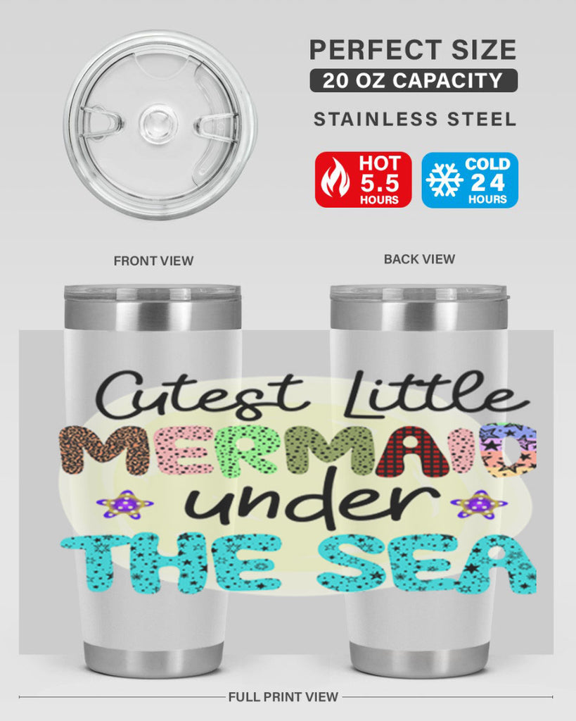 Mermaid Tshirt design 452#- mermaid- Tumbler