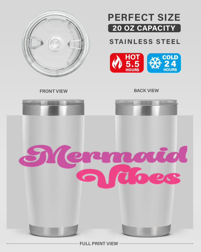 Mermaid Vibes 388#- mermaid- Tumbler