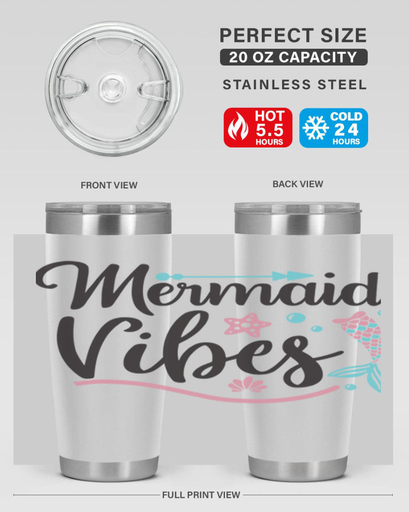 Mermaid Vibes 389#- mermaid- Tumbler