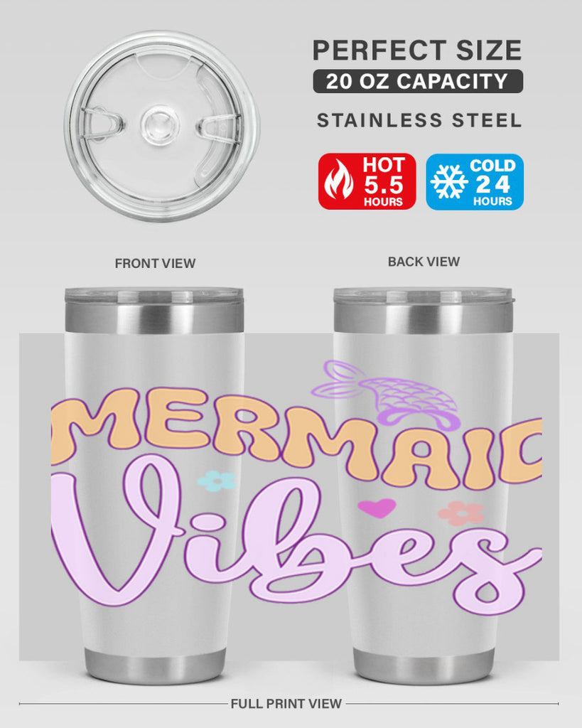 Mermaid Vibes 460#- mermaid- Tumbler