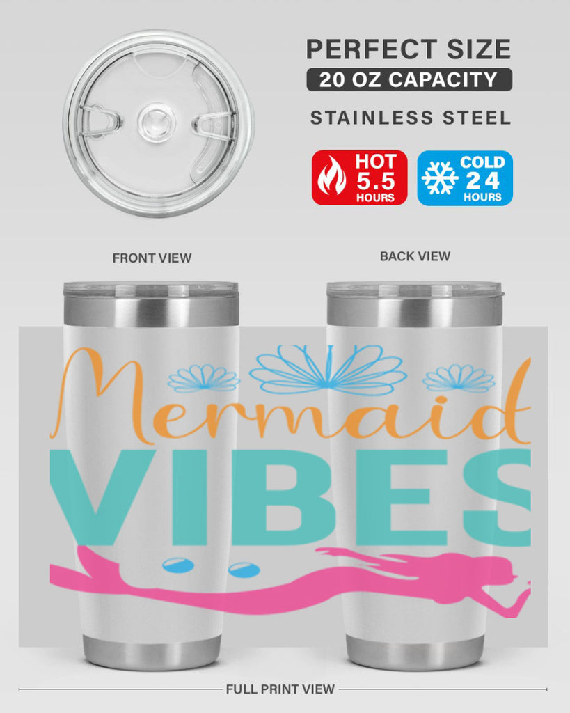 Mermaid Vibes Design 465#- mermaid- Tumbler