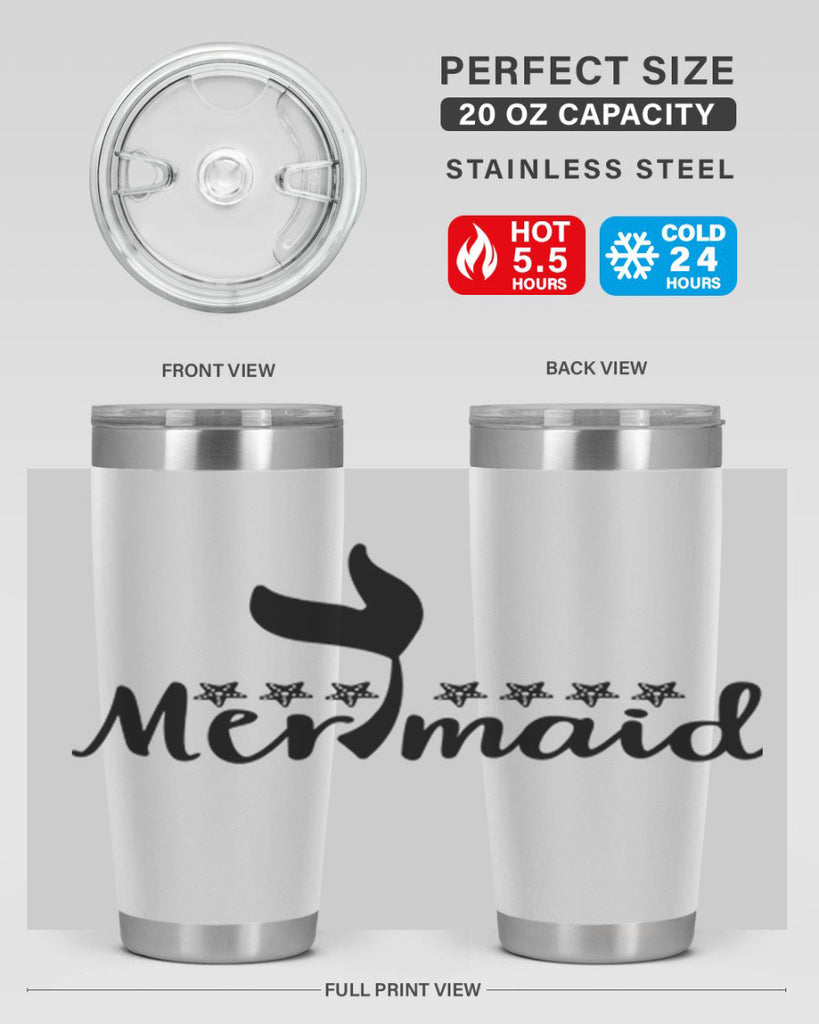 Mermaid design 451#- mermaid- Tumbler